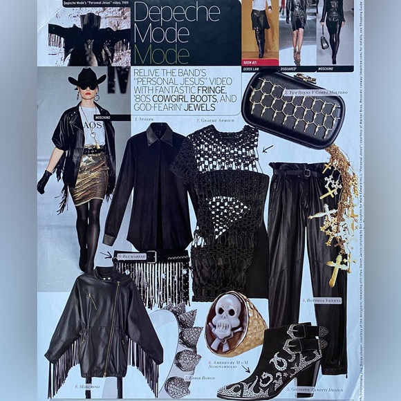 RARE Idyllwind Suede Studded Fringe Belt western rodeo festival biker leather - Picture 10 of 10